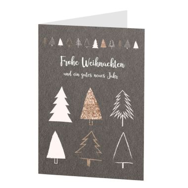 Grußkarte Wald Text A