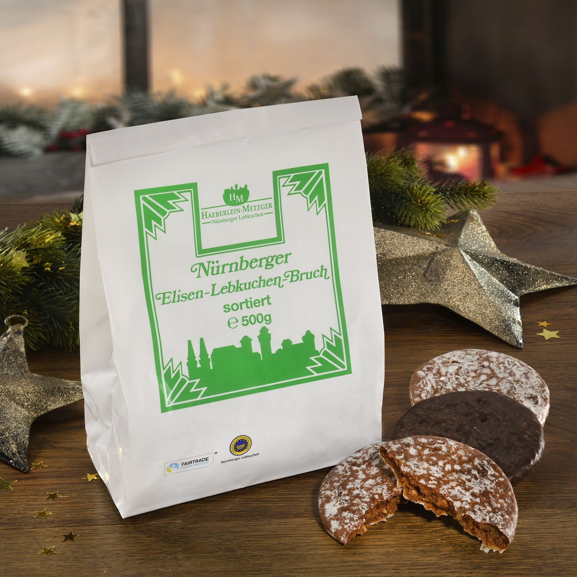 Elisen-Lebkuchen Bruch sortiert (20 Beutel pro Ktn.)