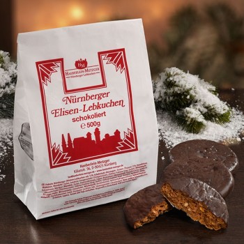 Elisen-Lebkuchen schokoliert (20 Beutel pro Ktn.)