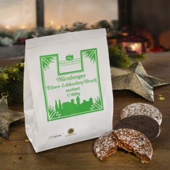 Elisen-Lebkuchen Bruch sortiert (20 Beutel pro Ktn.)