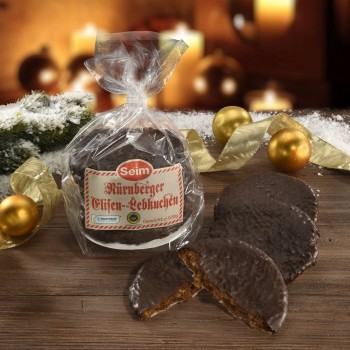 SEIM Elisen-Lebkuchen groß schokoliert (24 Beutel pro Ktn.)