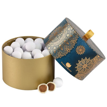 Schneeball-Traum blau-gold